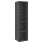 Mueble TV pared madera contrachapada gris 37x37x142,5 cm de vidaXL, Muebles TV - Ref: Foro24-805491, Precio: 54,21 €, Descuen...