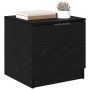 Mueble de cama 2 pcs Roble negro 40 x 39 x 40 cm