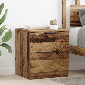 Armario de Noche con cajón 2 pcs Madera vieja 45 x 39 x 50 cm en Mesitas de noche | Comprar online en Foro24