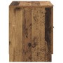 Armario de Noche con cajón 2 pcs Madera vieja 45 x 39 x 50 cm