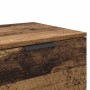 Armario de Noche con cajón 2 pcs Madera vieja 45 x 39 x 50 cm