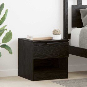 Mueble de cama con cajón 2 pcs Roble negro 40 x 39 x 40 cm en Mesitas de noche | Comprar online en Foro24