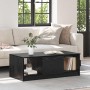 Mesa de Café Roble negro 100 x 50 x 36 cm Madera contrachapada