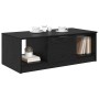 Mesa de Café Roble negro 100 x 50 x 36 cm Madera contrachapada