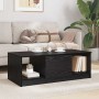 Mesa de Café Roble negro 100 x 50 x 36 cm Madera contrachapada