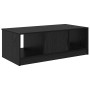 Mesa de Café Roble negro 100 x 50 x 36 cm Madera contrachapada