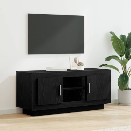 Gabinete de TV Roble Negro 102 x 35 x 45 cm