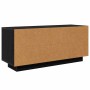 Gabinete de TV Roble Negro 102 x 35 x 45 cm