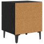Mueble de cama con cajón Roble negro 40 x 35 x 47.5 cm