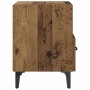 Armario de Noche con cajón 2 pcs Madera vieja 40 x 35 x 47.5 cm