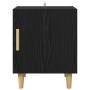Armario de Noche 2 pcs Roble Negro 40 x 40 x 50 cm