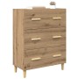 Vitrina Roble artisan 34 x 69.5 x 90 cm Madera contrachapada