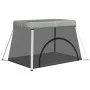 Parque infantil para bebés con colchón tela lino gris claro von vidaXL, Baby-Laufgitter - Ref: Foro24-10301, Preis: 60,12 €, ...
