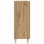 Vitrina Roble artisan 34 x 69.5 x 90 cm Madera contrachapada