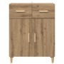 Vitrina Roble artisan 34 x 69.5 x 89 cm Madera contrachapada