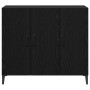 Vitrina Roble negro 34 x 90 x 80 cm Madera contrachapada
