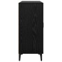 Vitrina Roble negro 34 x 90 x 80 cm Madera contrachapada