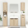 Gabinete de Baño con puerta Roble Sonoma 64,5 x 33,5 x 59 cm