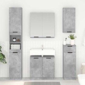 Gabinete de Baño con puerta Gris Concreto 64,5 x 33,5 x 59 cm