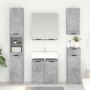 Gabinete de Baño con puerta Gris Concreto 64,5 x 33,5 x 59 cm