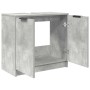 Gabinete de Baño con puerta Gris Concreto 64,5 x 33,5 x 59 cm