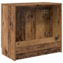 Gabinete de Baño con puerta Madera Vieja 64,5 x 33,5 x 59 cm