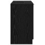 Gabinete de Baño con puerta Roble Negro 64,5 x 33,5 x 59 cm
