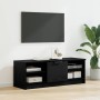Gabinete de TV Roble Negro 102 x 35 x 36,5 cm