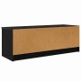 Gabinete de TV Roble Negro 102 x 35 x 36,5 cm