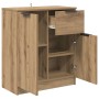 Vitrina Roble artisan 60 x 30 x 70 cm Madera contrachapada