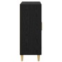 Vitrina Roble Negro 69,5 x 34 x 90 cm Madera contrachapada