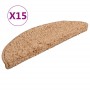 Felpudos para escaleras (15 unidades, 56 x 17 x 3 cm, beige