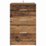 Armario de Noche con cajón Madera vieja 40 x 40 x 63 cm