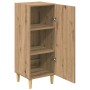 Vitrina Roble artisan 34.5 x 34 x 90 cm Madera contrachapada