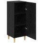 Vitrina Roble negro 34.5 x 34 x 90 cm Madera contrachapada