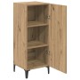 Vitrina Roble artisan 34.5 x 34 x 90 cm Madera contrachapada