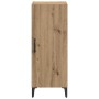 Vitrina Roble artisan 34.5 x 34 x 90 cm Madera contrachapada