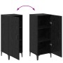 Vitrina Roble negro 34.5 x 34 x 90 cm Madera contrachapada