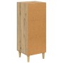 Vitrina Roble artisan 34.5 x 34 x 90 cm Madera contrachapada
