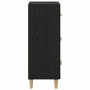 Vitrina Roble negro 34.5 x 34 x 90 cm Madera contrachapada