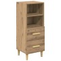 Vitrina Roble artisan 34 x 34.5 x 90 cm Madera contrachapada