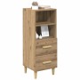 Vitrina Roble artisan 34 x 34.5 x 90 cm Madera contrachapada
