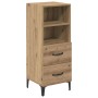 Vitrina Roble artisan 34 x 34.5 x 90 cm Madera contrachapada