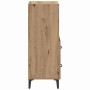 Vitrina Roble artisan 34 x 34.5 x 90 cm Madera contrachapada