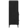 Vitrina Roble negro 34 x 34.5 x 90 cm Madera contrachapada