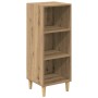 Vitrina Roble artisan 32.5 x 34.5 x 90 cm Madera contrachapada