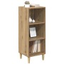 Vitrina Roble artisan 32.5 x 34.5 x 90 cm Madera contrachapada