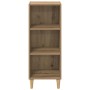 Vitrina Roble artisan 32.5 x 34.5 x 90 cm Madera contrachapada