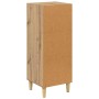 Vitrina Roble artisan 32.5 x 34.5 x 90 cm Madera contrachapada
