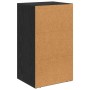 Vitrina Roble negro 40 x 33 x 70 cm Madera contrachapada